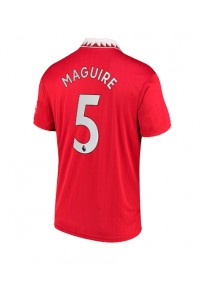 Manchester United Harry Maguire #5 Voetbaltruitje Thuis tenue 2022-23 Korte Mouw